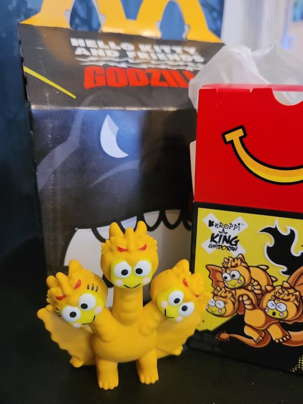 Keroppi King Ghidorah McDonald's + Sanrio Hello Kitty Godzilla Happy Meal Toy #2